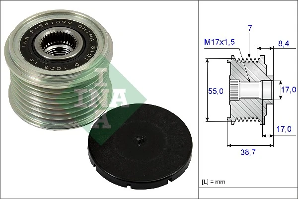 Alternator Freewheel Clutch